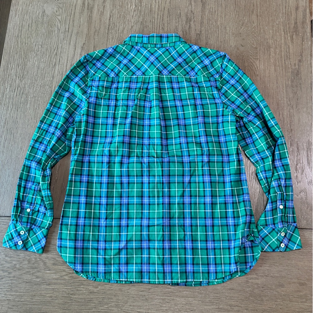 Talbots Plaid Button Down Shirt Size Medium - Picture 6 of 6